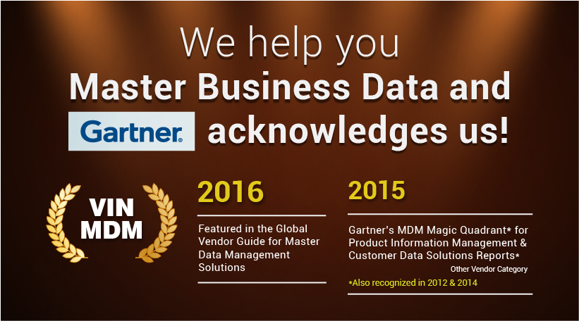 Vinculum featured in Gartner’s Market Guide for MDM of Product Data Solutions